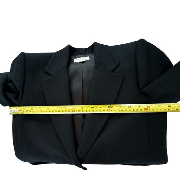 Christian Dior 2 petite Ribbed Skirt Suit Set Vintage - Picture 8 of 16